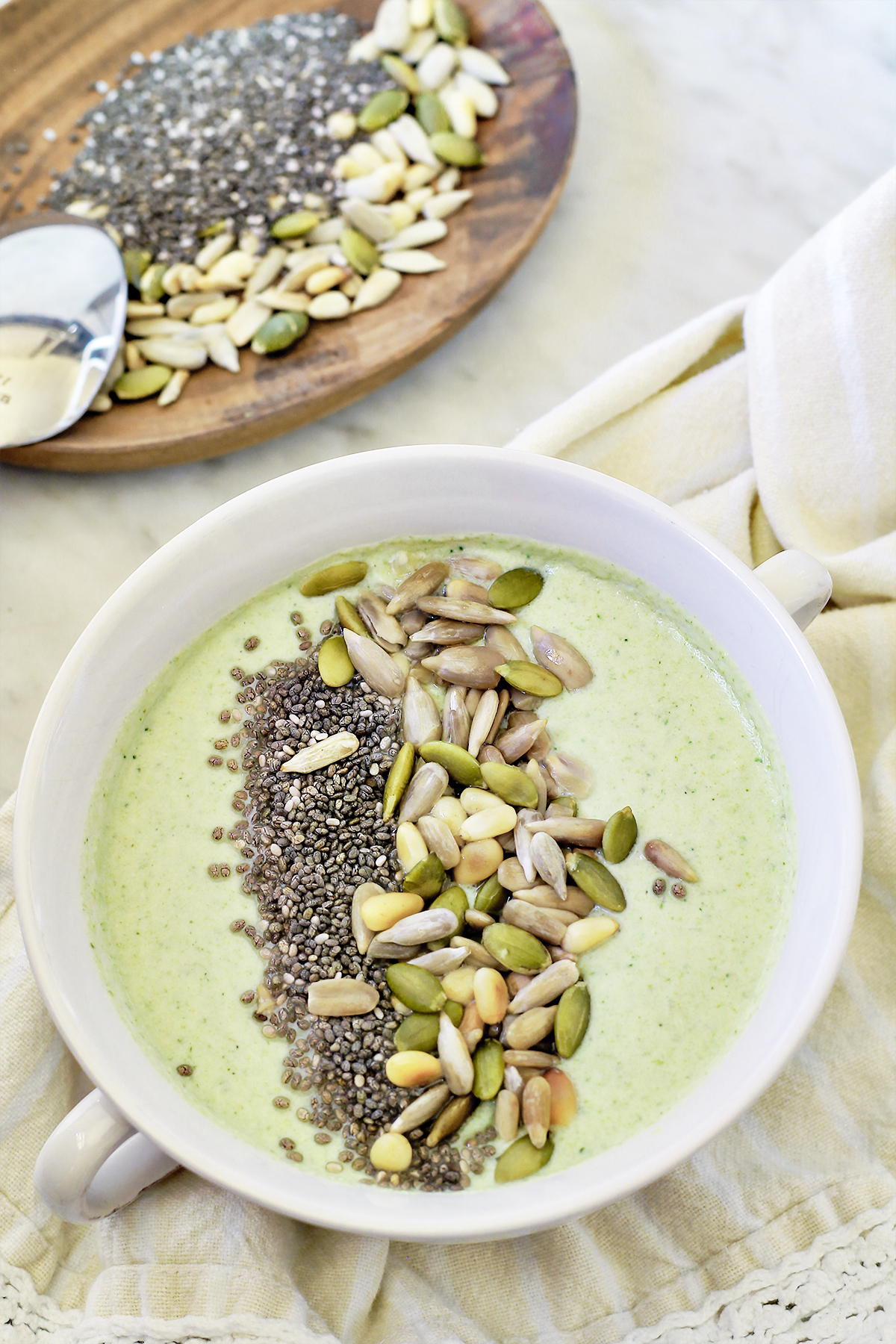 lchf zupa krem brokułowy kokosowe mleko dieta